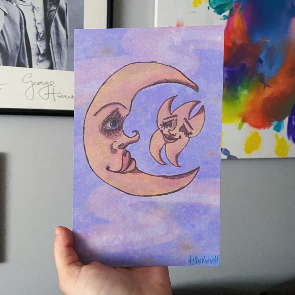 “Nightly Neighbors” Art Print